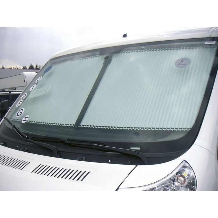 1 - KIT Persianas Internas Cinza Remis Remifront 4 para Camper FIAT X290 6d